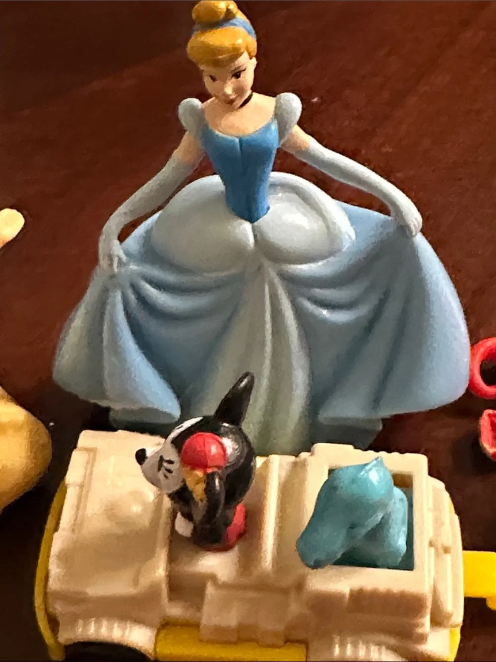 Disney Princess character toy figurine 9pc set lot Cinderella Maribel McDonald’s